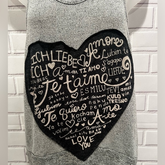 THE CLASSIC women sleeves gray top /size XL - Picture 5 of 9